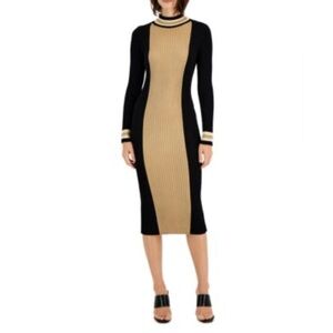 Taylor Women's/ NWT/Color Blocked /Ribbed Knit Dress/ L